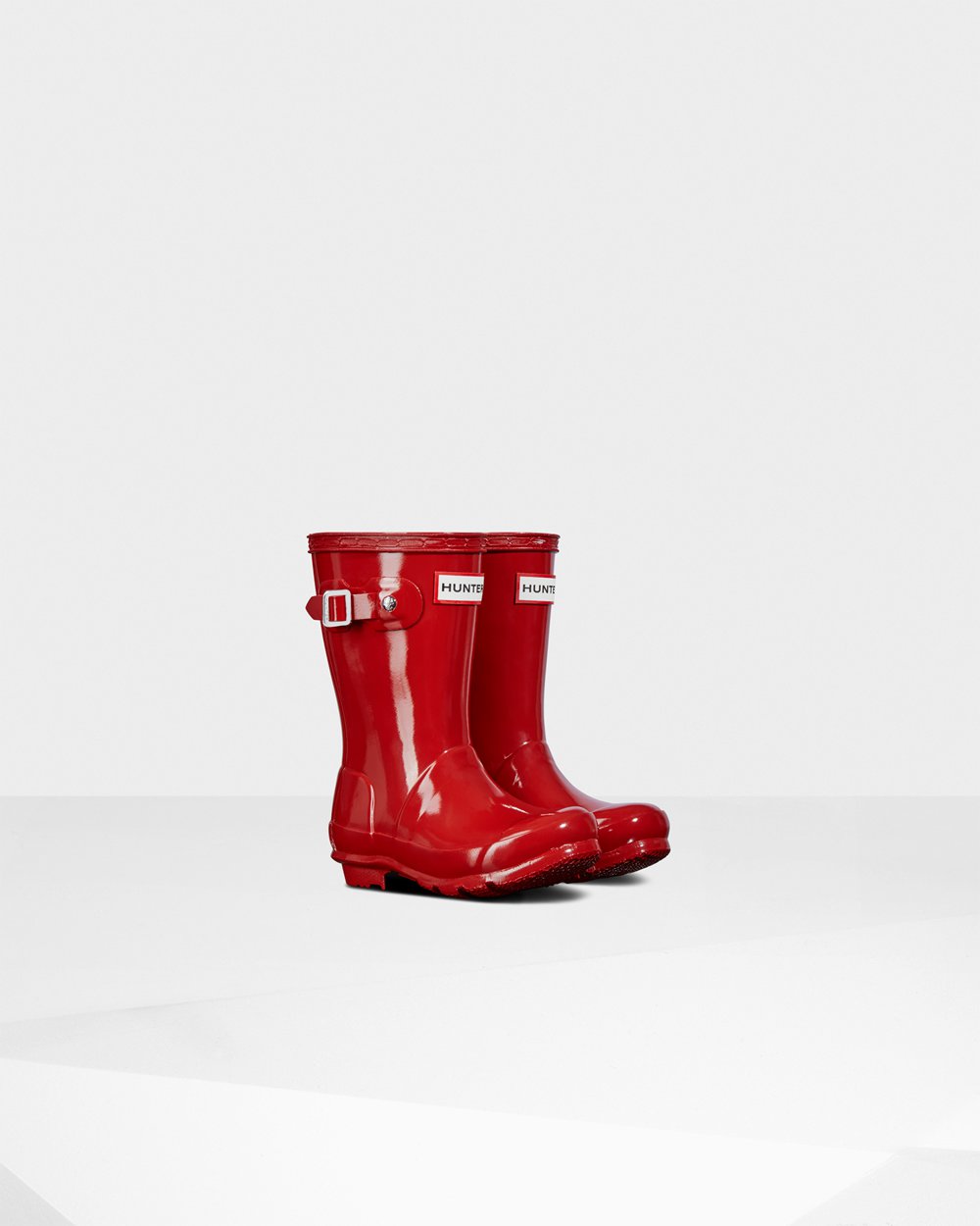 Galochas Hunter Criança Vermelhas - Original Little Gloss - 08GANDBCW
